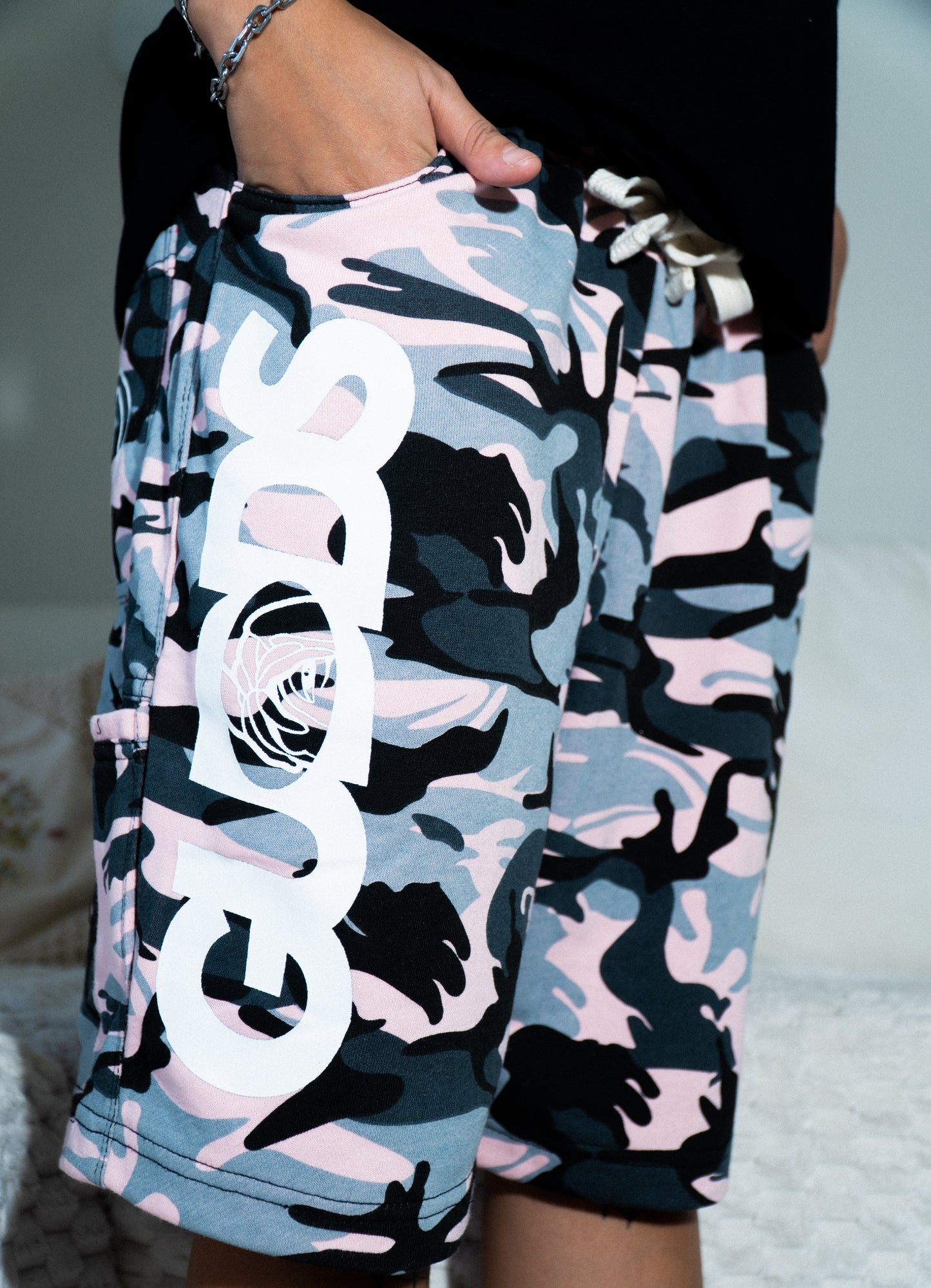 GUDDS UNIVERSE - “CAMO” CARPENTER SWEATJORTS