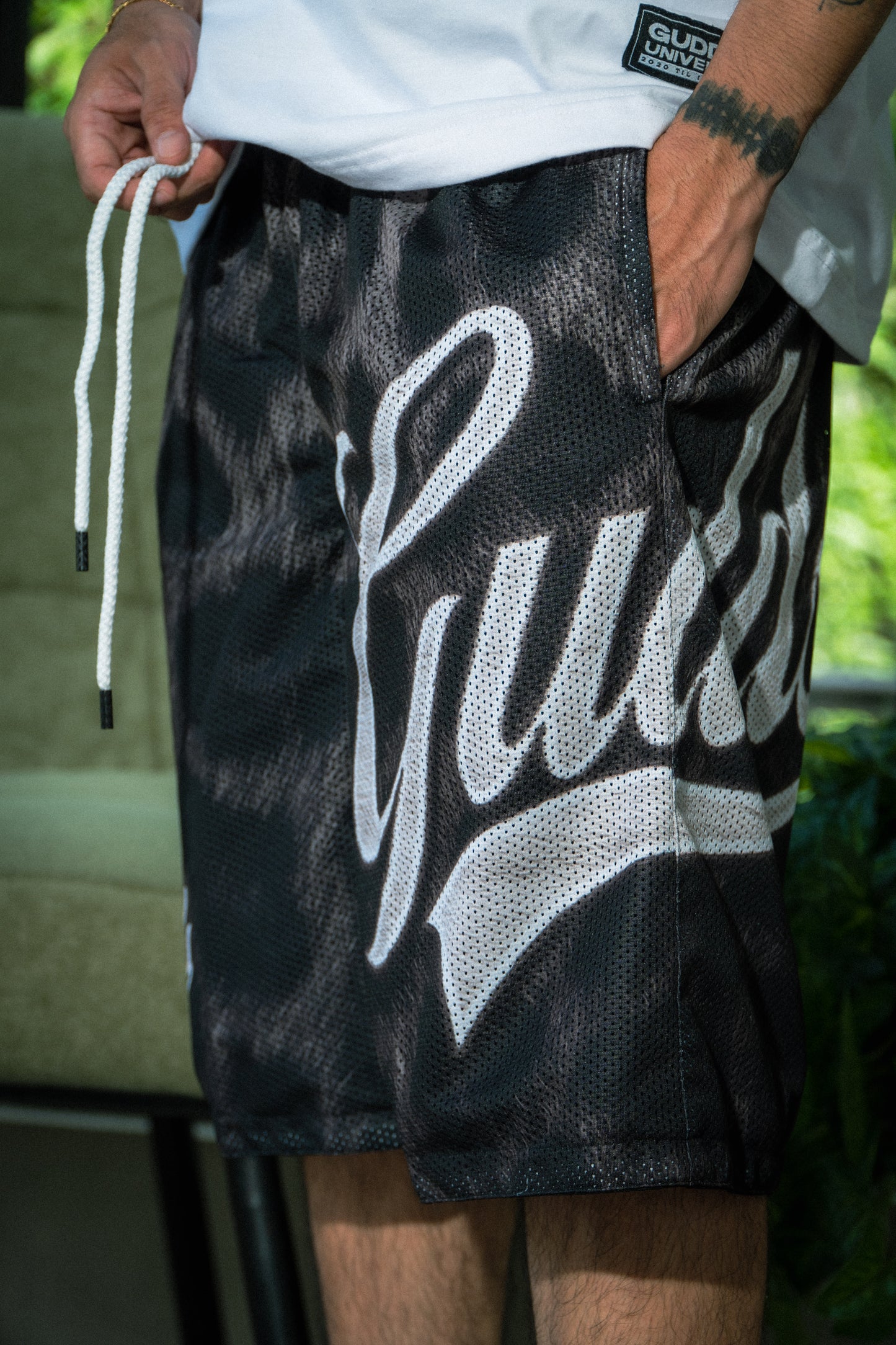 GUDDS UNIVERSE - “LEOPARD” MESH SHORTS