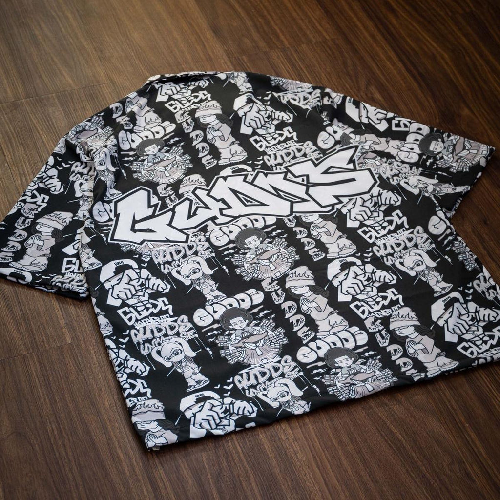 GUDDS UNIVERSE - "BUTTONDOWN" - AOP POLO