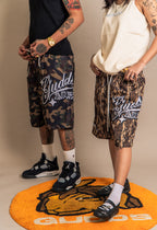 “CAMOU” DESIGN MESH SHORTS