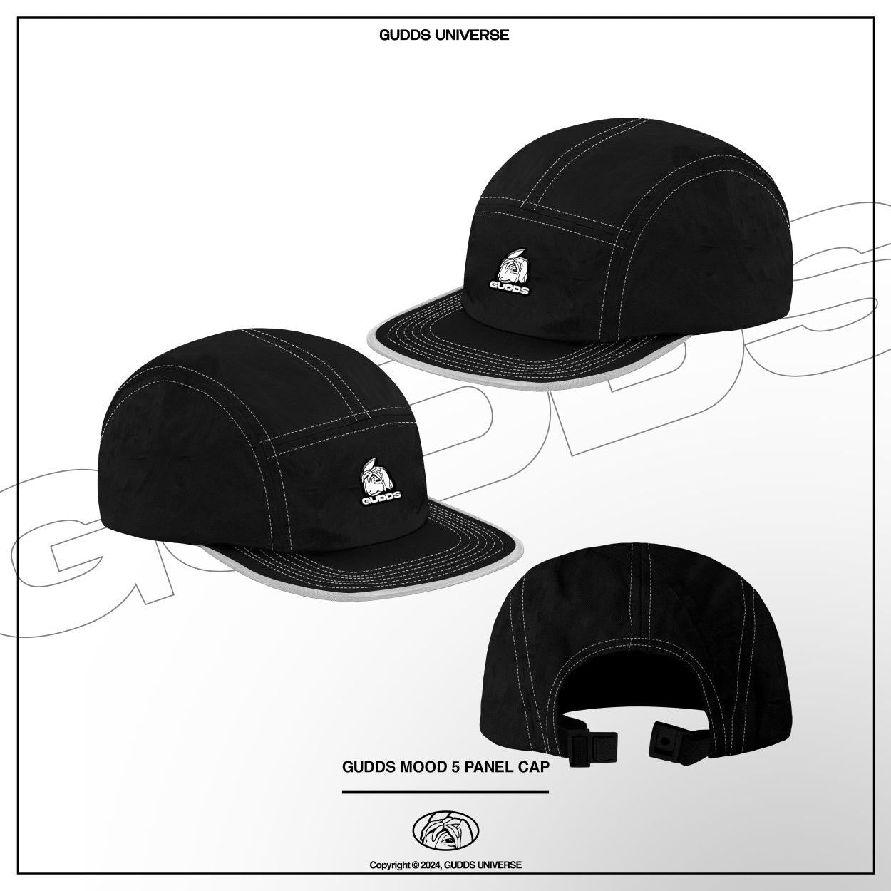 “5 PANEL CAP" IN 3 COLORS (OG LOGO RUBBER PATCH)