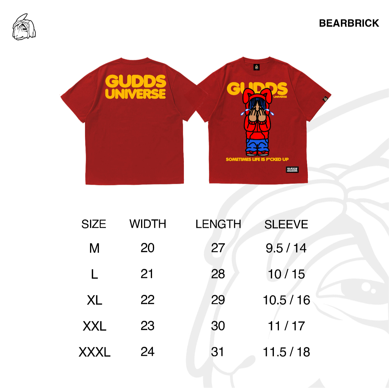 GUDDS UNIVERSE - “SLIFU” GRAPHIC TEE (RED)