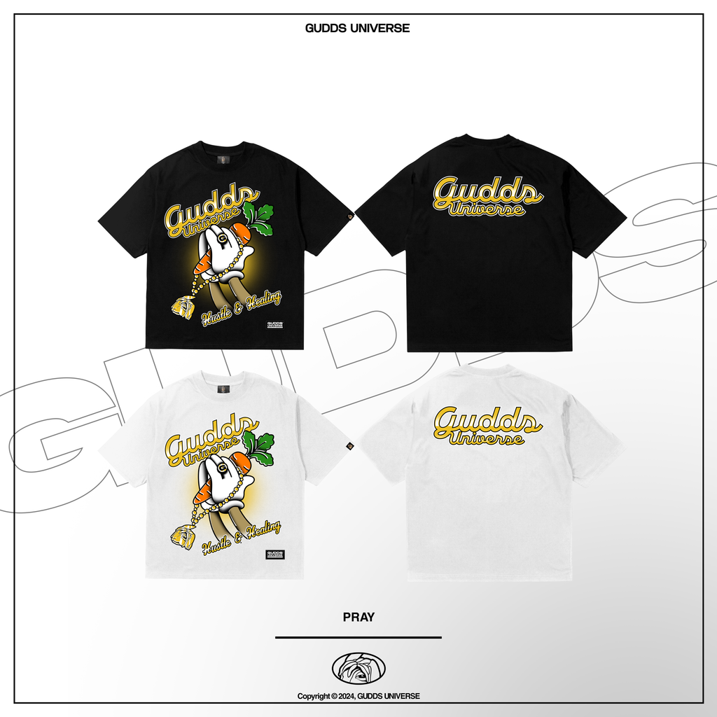 GUDDS UNIVERSE - "CARROT PRAY" - GRAPHIC TEE