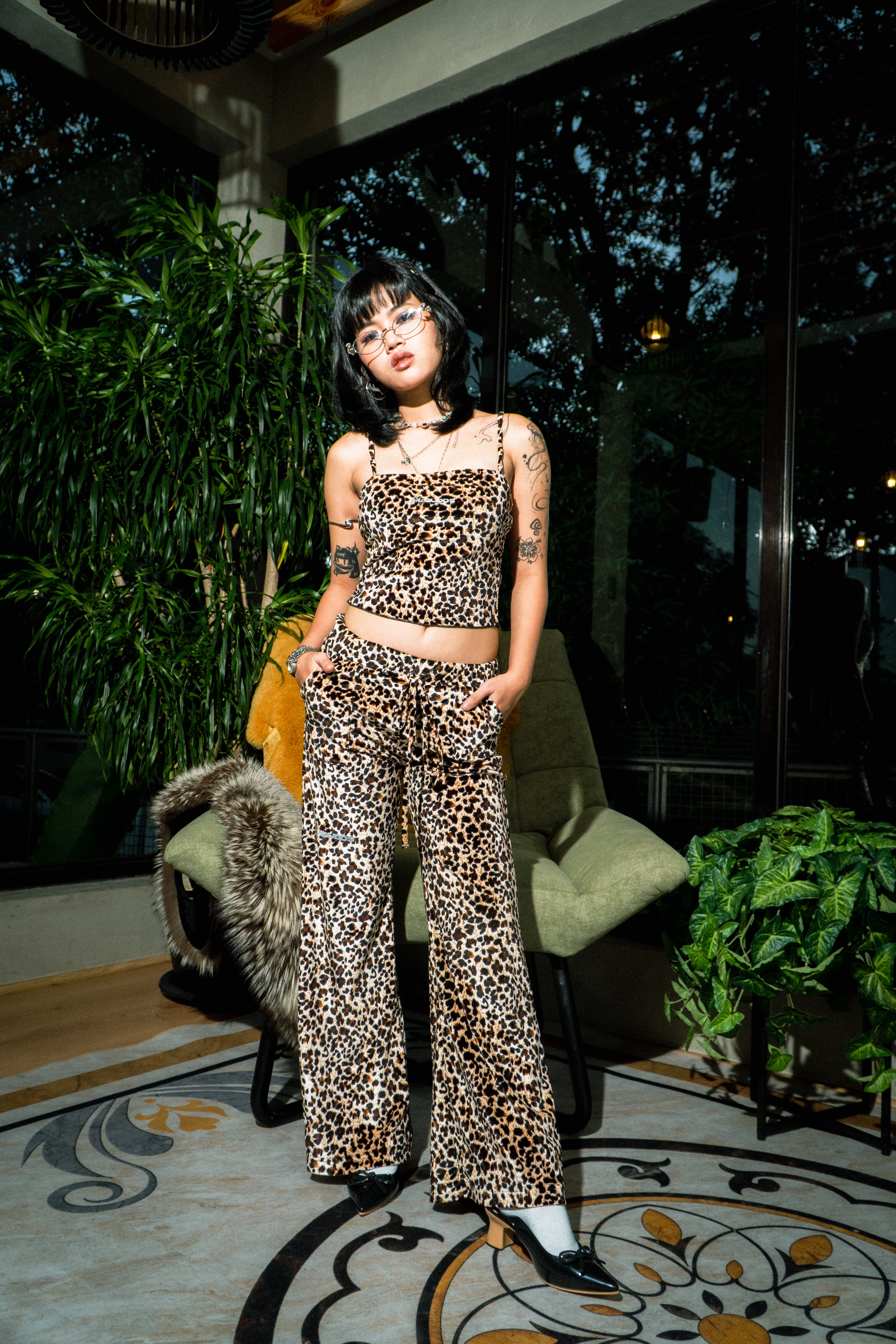 SheGUDDS - “SPAGHETTI” LEOPARD SANDO TUBE