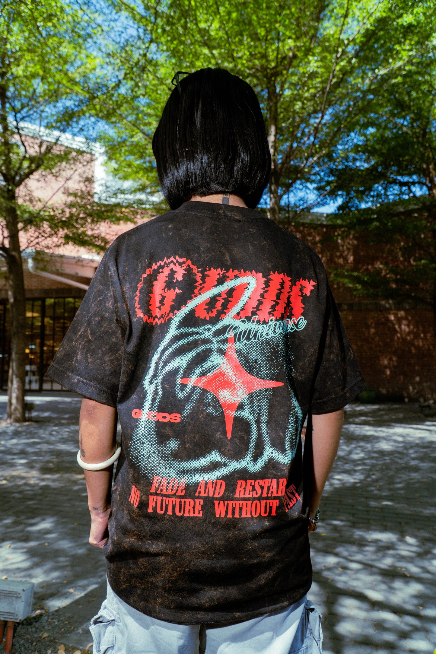 GUDDS - "FADE AND RESTART" ACID WASH TEE