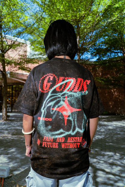 GUDDS - "FADE AND RESTART" ACID WASH TEE