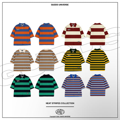 GUDDS UNIVERSE - POLO “NEAT STRIPES” COLLECTION