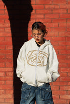 GUDDS - "OVAL" ZIP UP HOODIE (LIMITED PIECES)