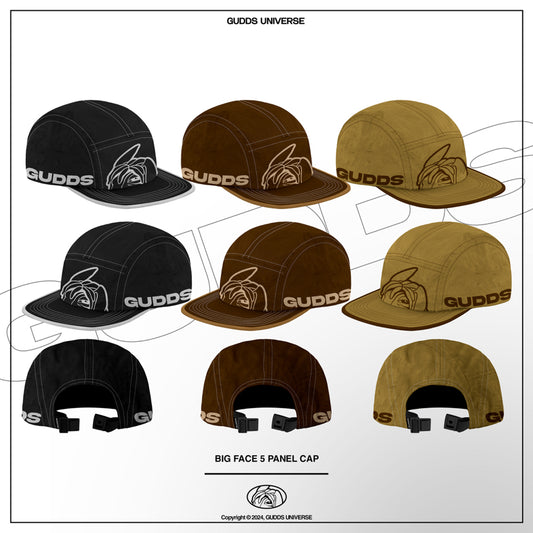 GUDDS - "BIG FACE LOGO" 5 PANEL CAP