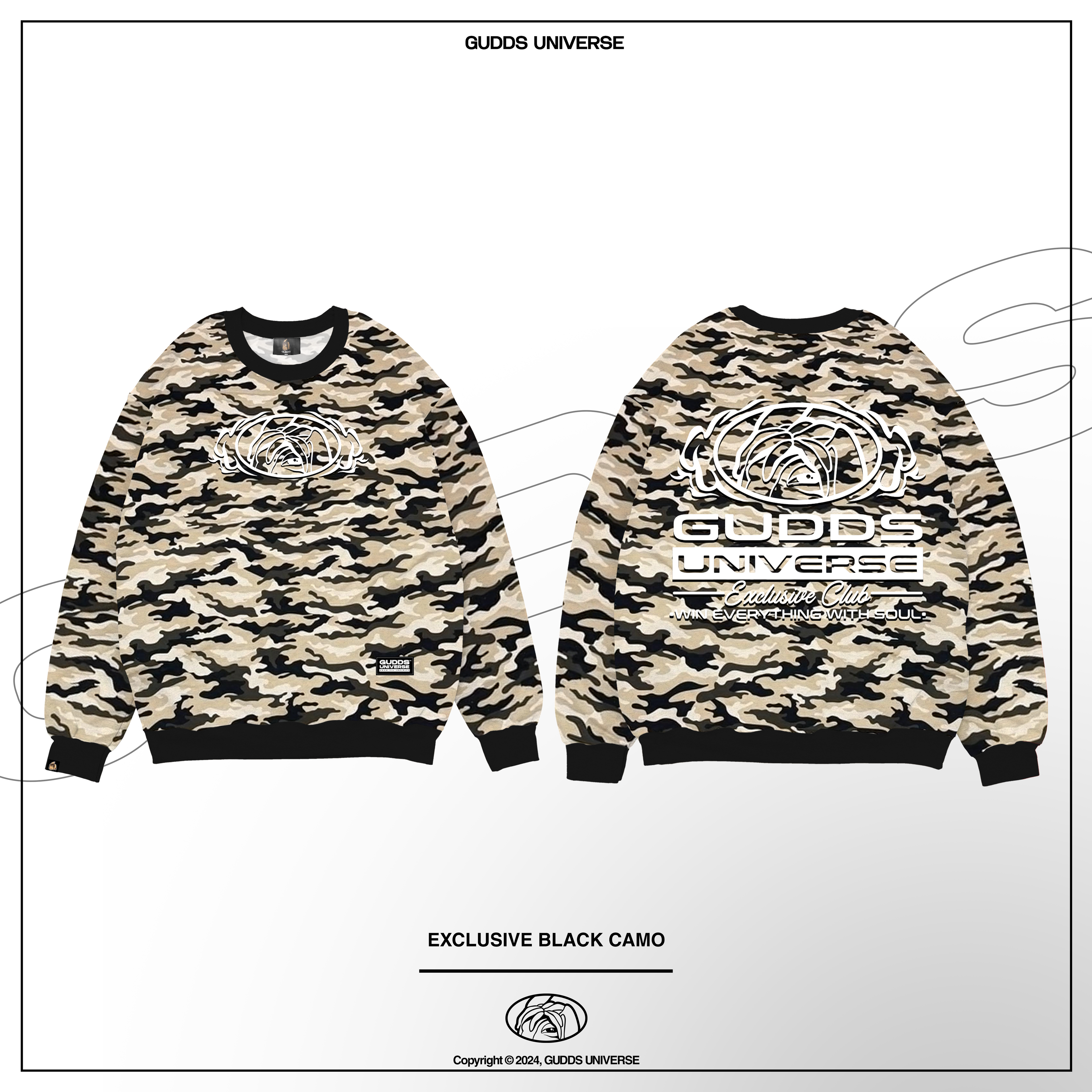 GUDDS - "BLACK KHAKI CAMO" EXCLUSIVE