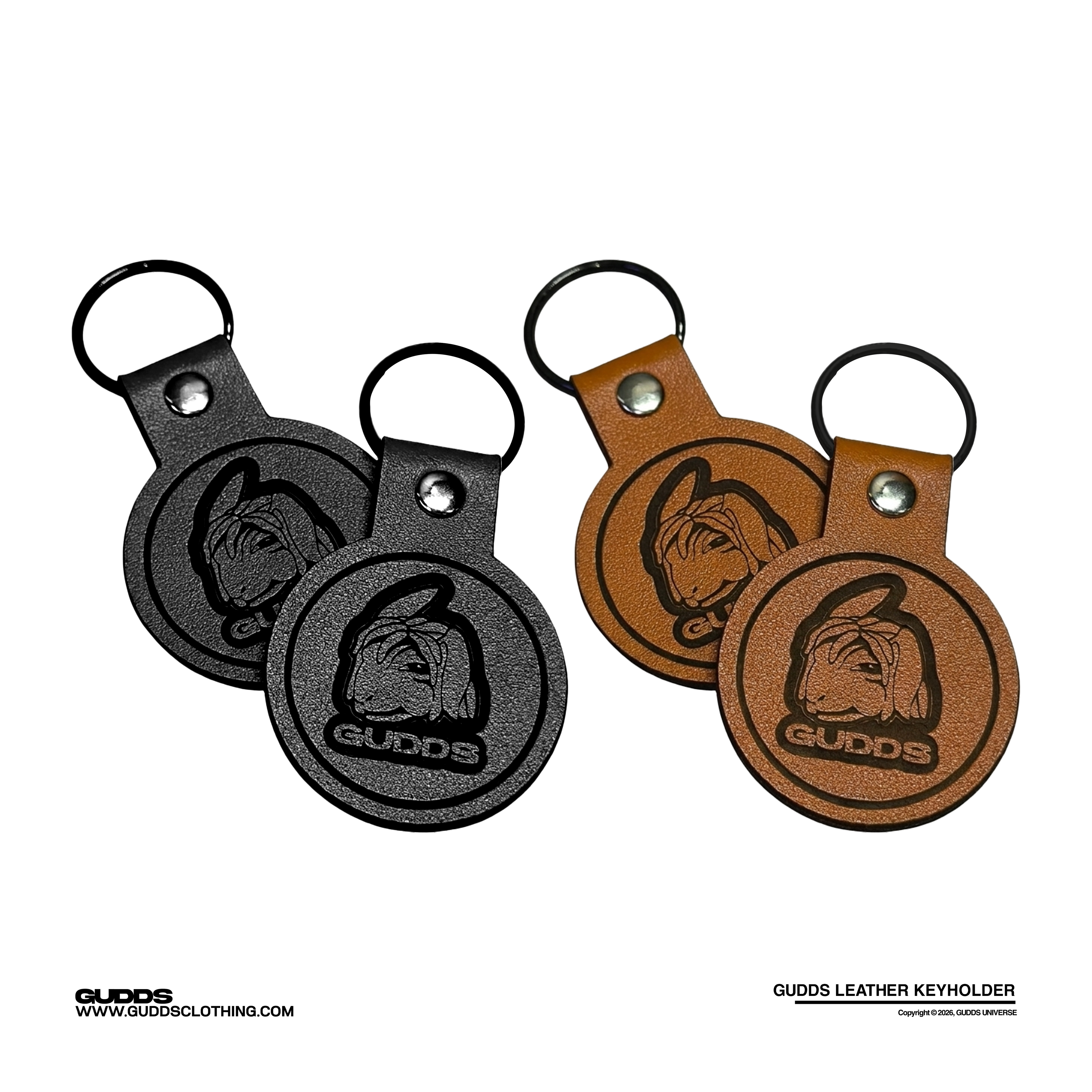 “LEATHER” KEYHOLDER