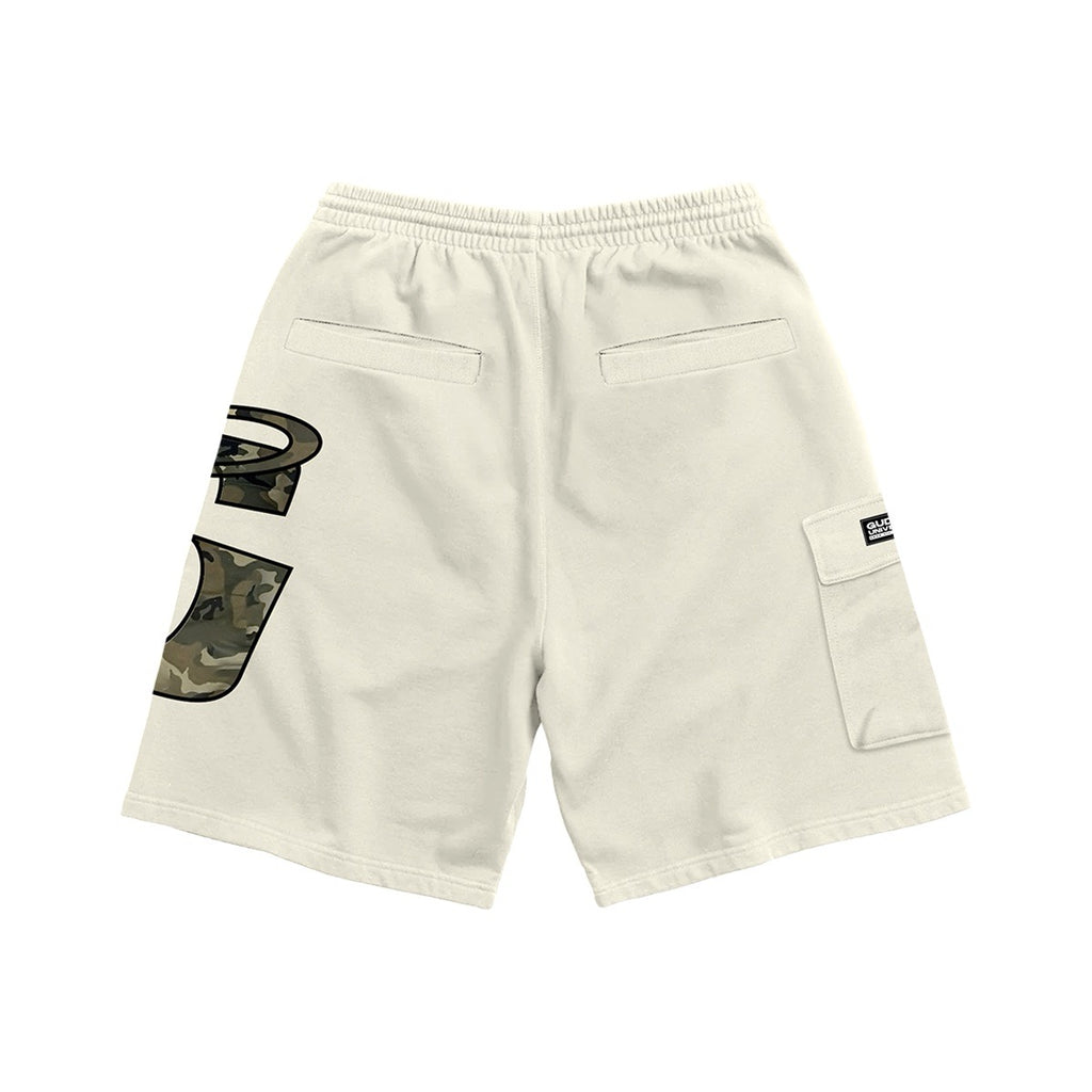 G APPLIQUE CARGO SHORTS