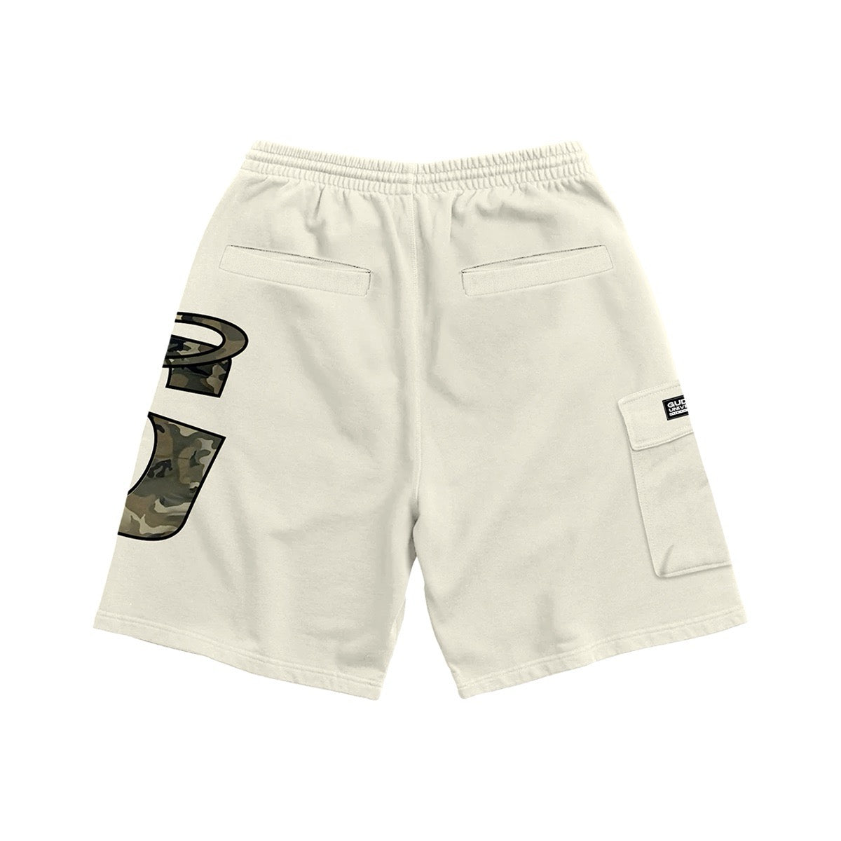 G APPLIQUE CARGO SHORTS