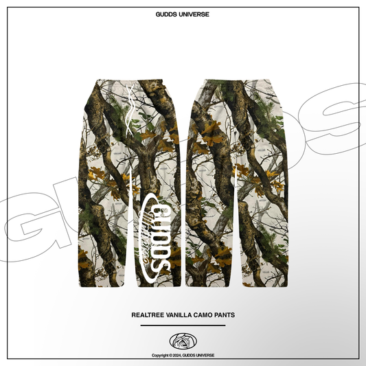 GUDDS UNIVERSE - “ REALTREE VANILLA” BAGGY PANTS