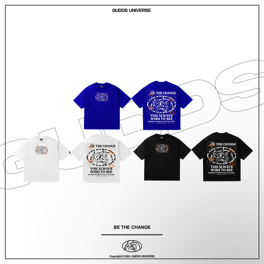 GUDDS UNIVERSE - “BE THE CHANGE” GRAPHIC TEE