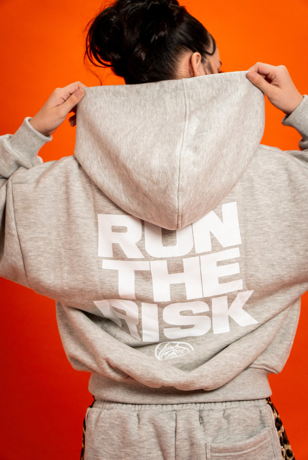 “LEOPARD 2 TONE” HYBRID HOODIE