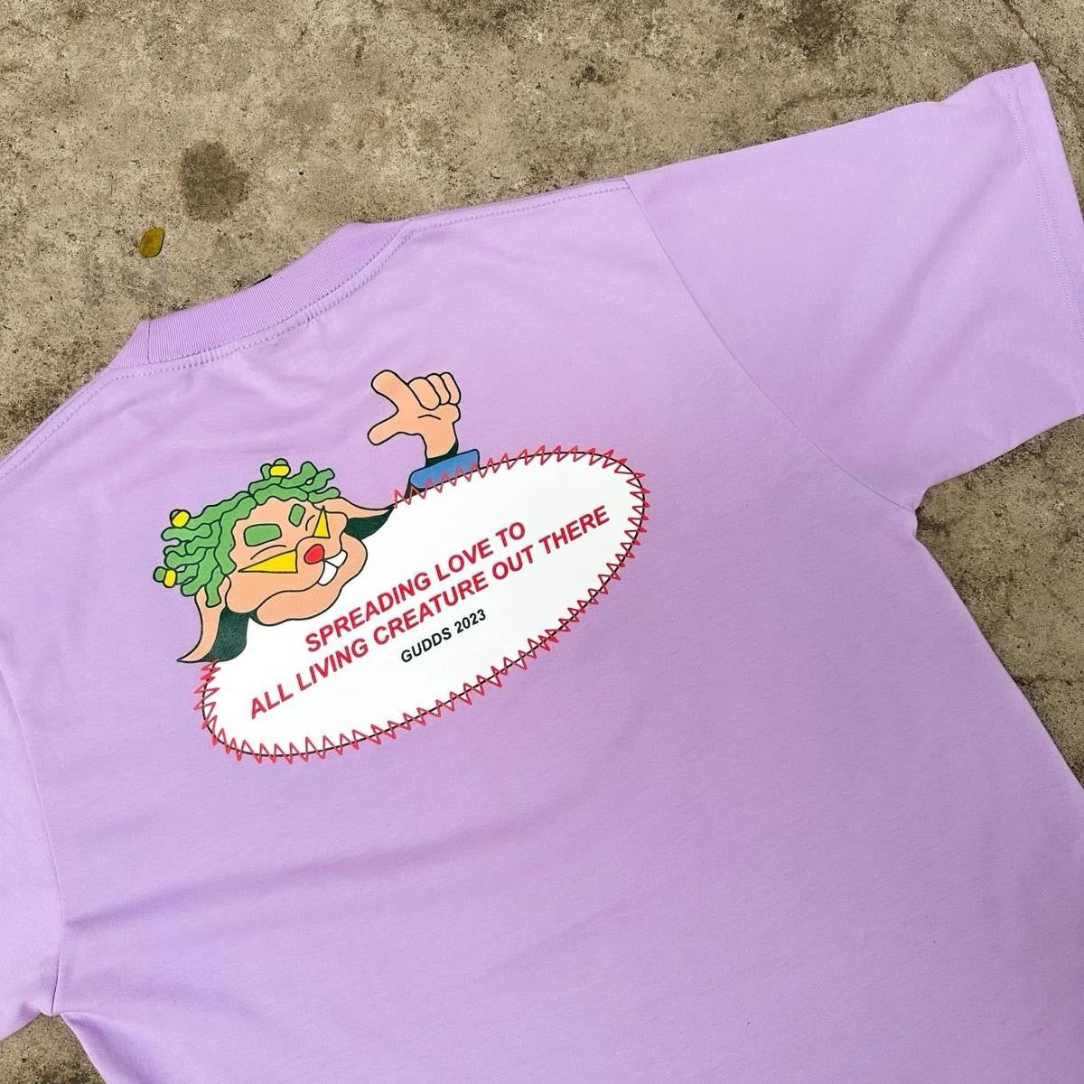 GUDDS UNIVERSE "GUDDS FOR ALL" GRAPHIC TEE