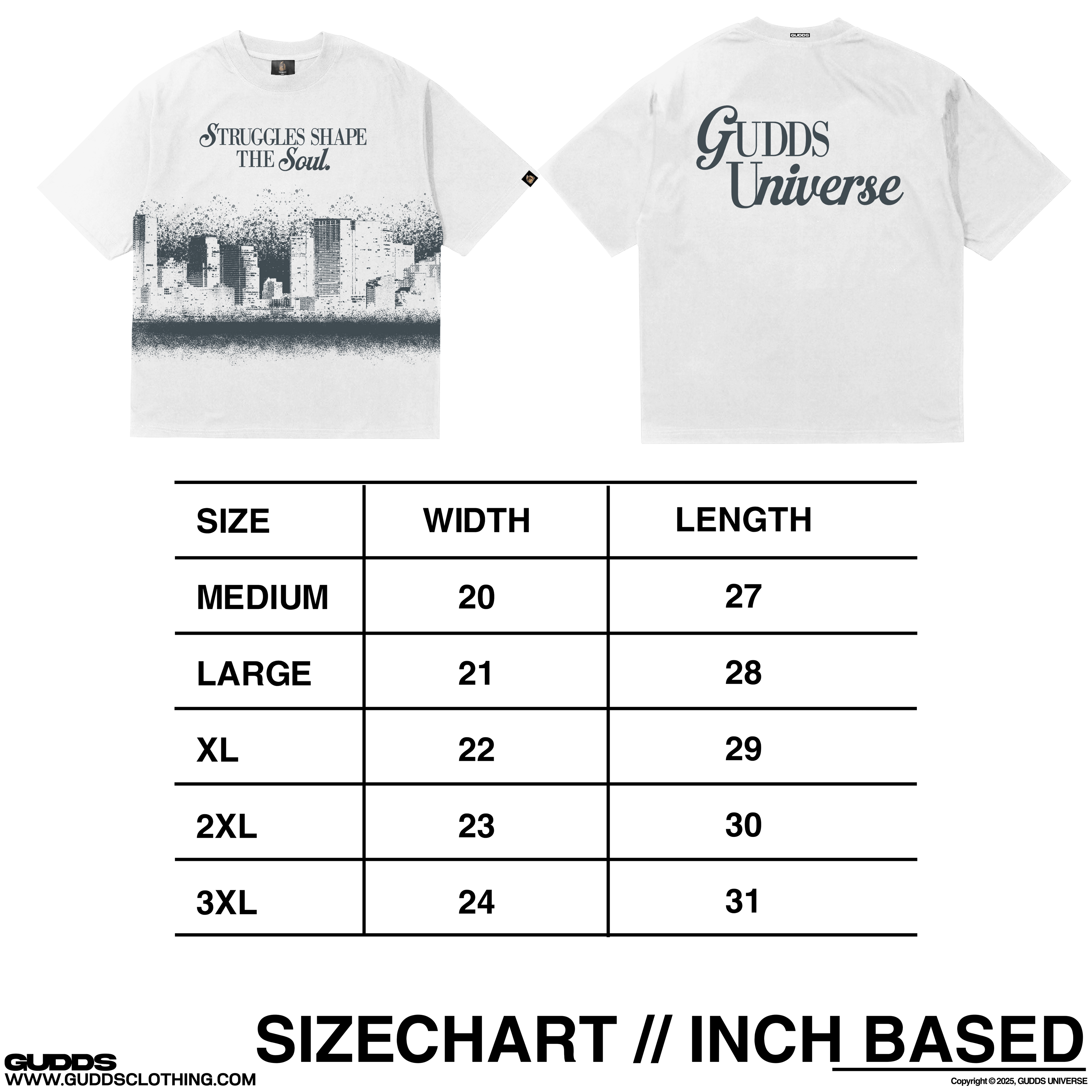 “BUILT BY STRUGGLES V2” GRAPHIC TEE