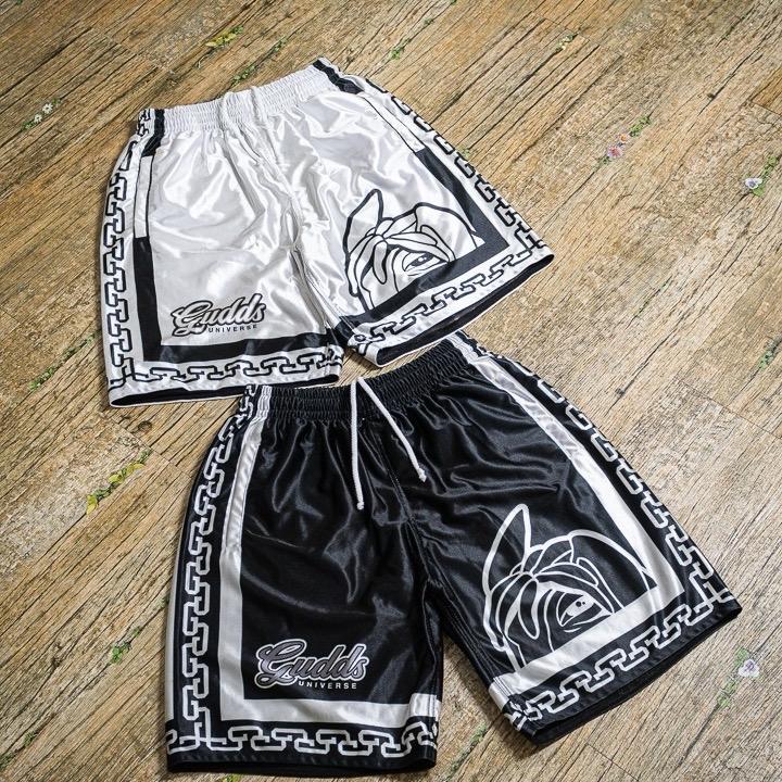 GUDDS "BNW CHAIN" SILKY SHORT