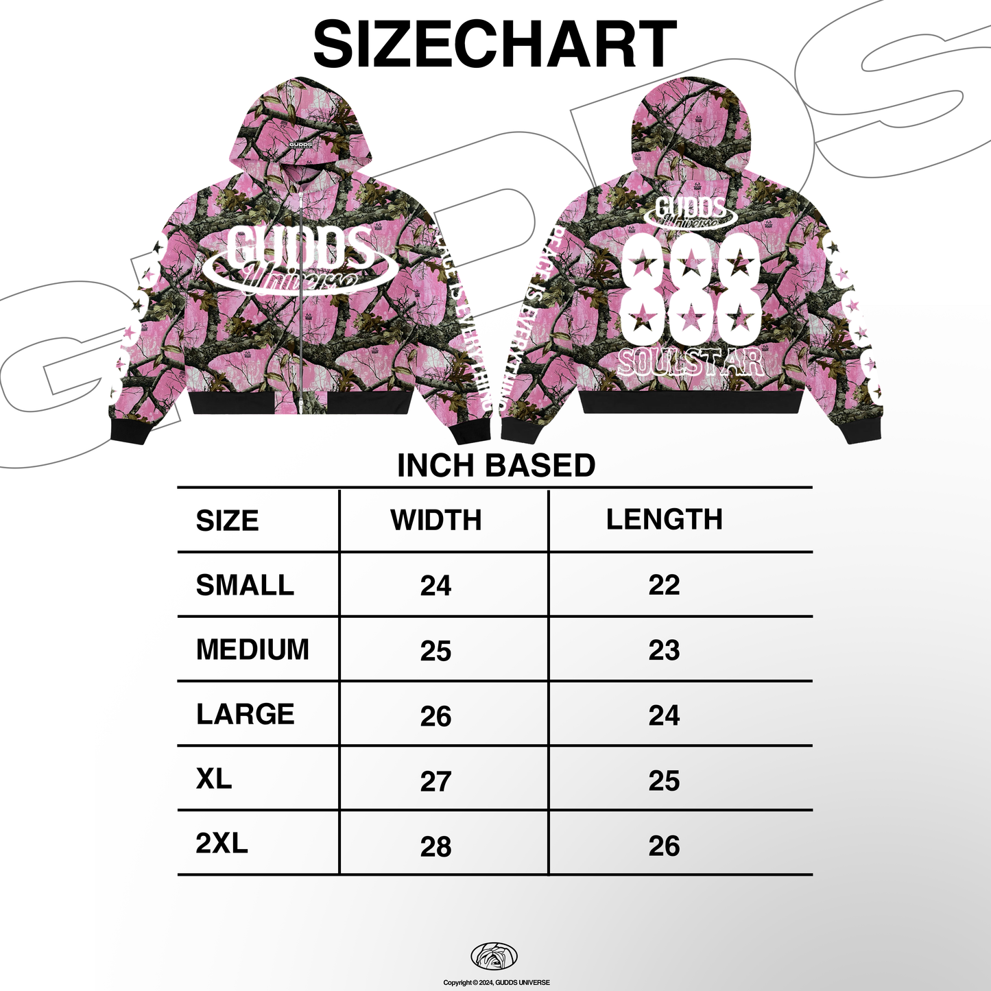 GUDDS UNIVERSE - “REAL TREE STRAWBERRY” HOODIE