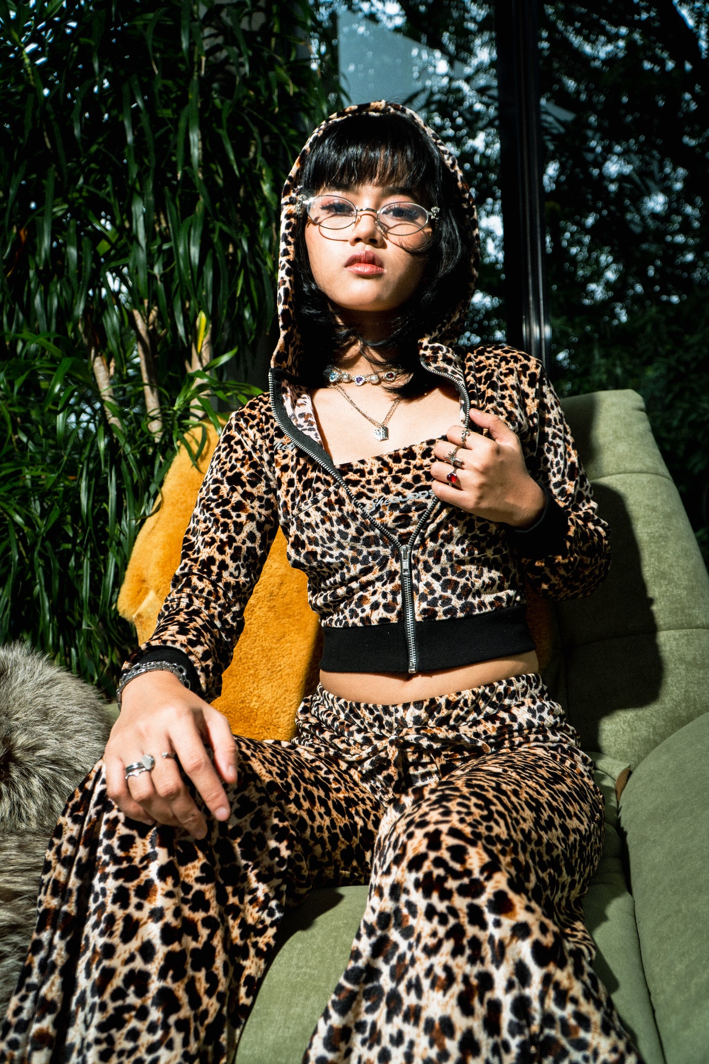 SheGUDDS - “COZY” LEOPARD COUTURE HODDIE