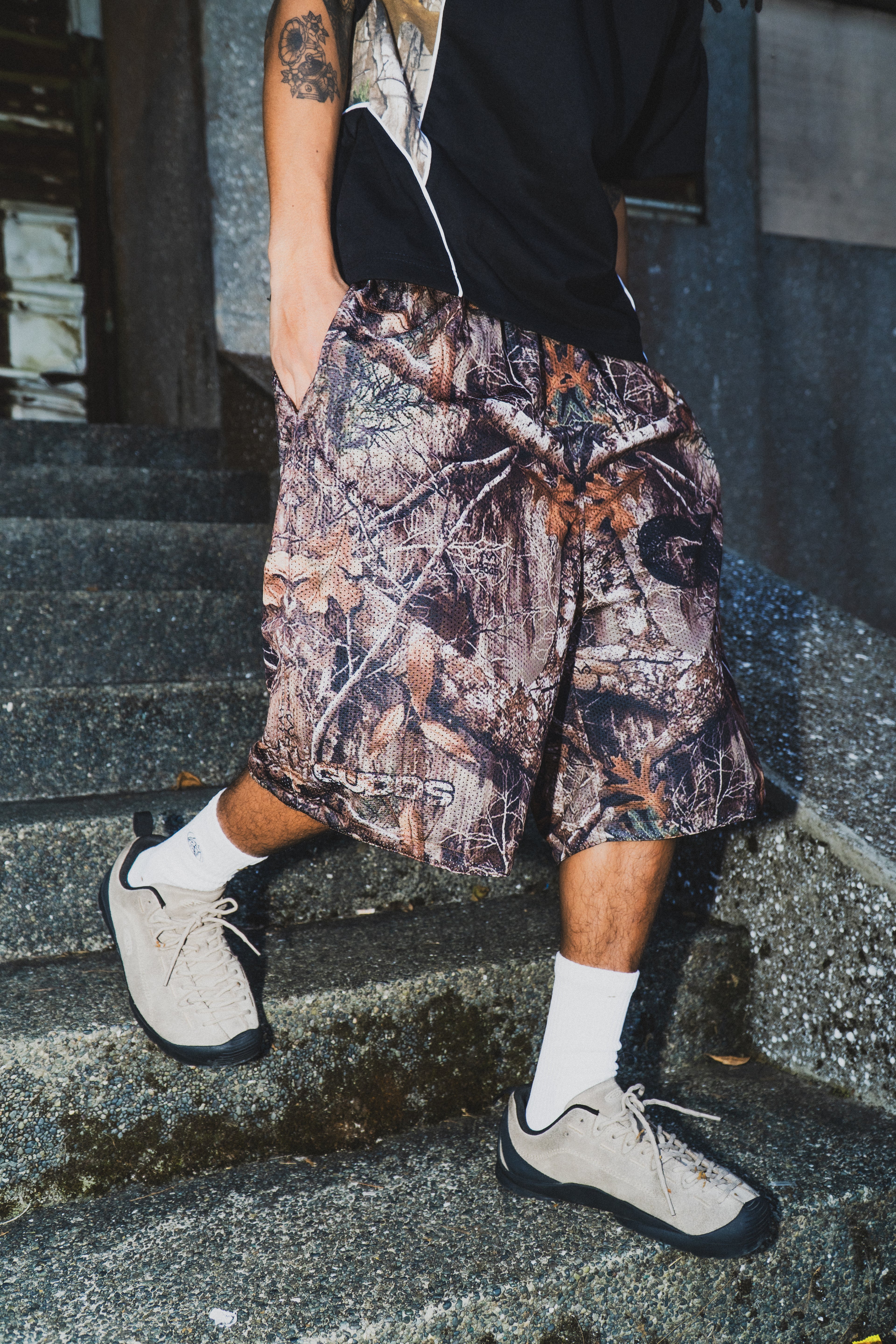 “CAMOU REALTREE” MESH SHORTS