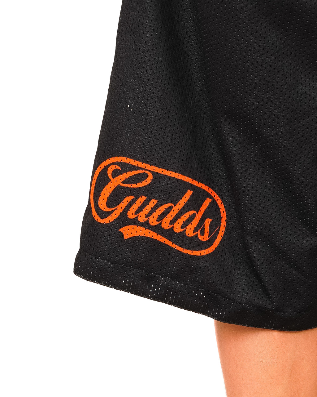 "SCRIPT CAPSULE" MESH SHORTS
