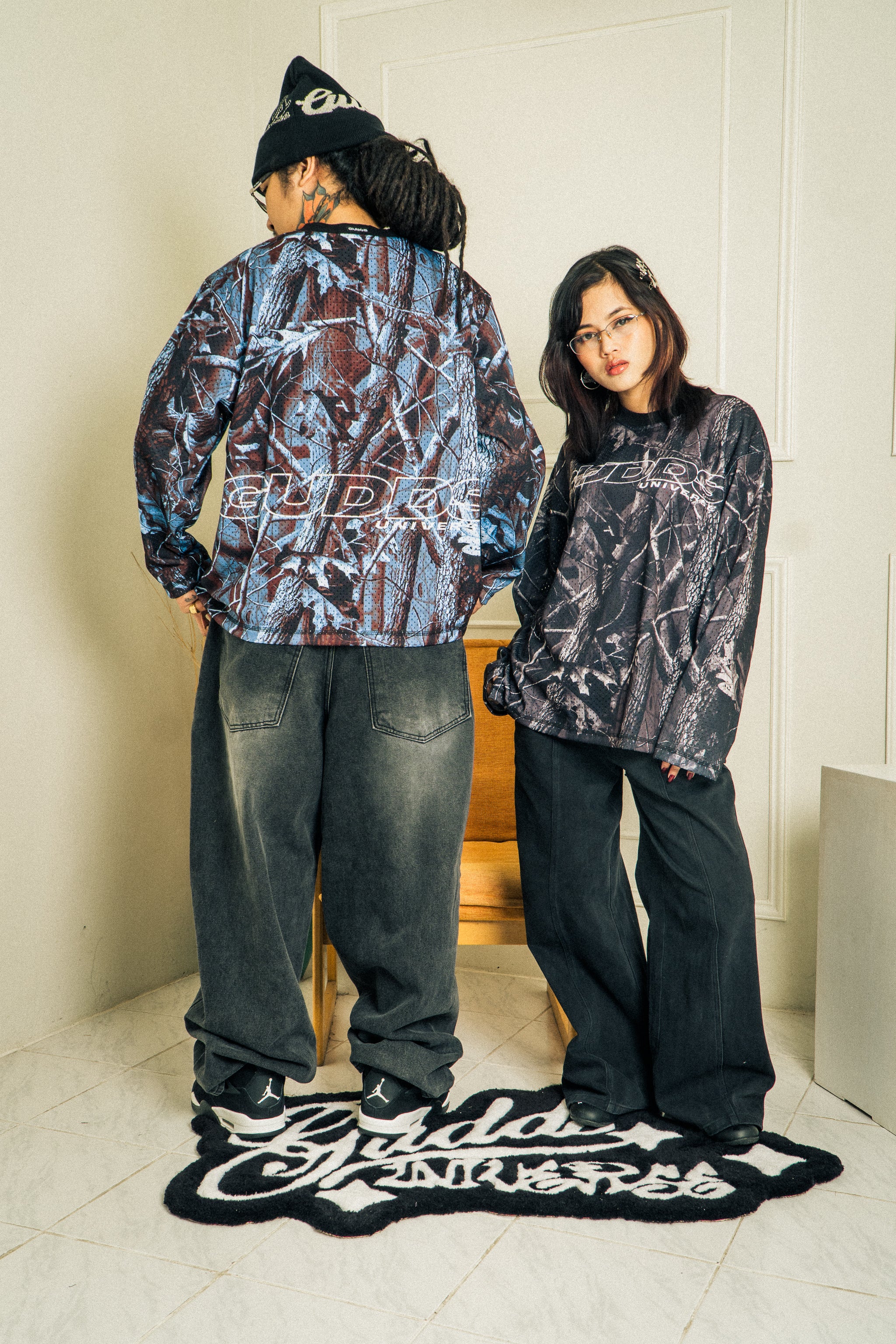 “STRETCH L/S MESH” JERSEY TOP