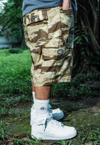“CAMOU CARGO” SHORTS BAGGY FIT