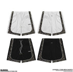 “2 TONE” LEOPARD MESH SHORTS