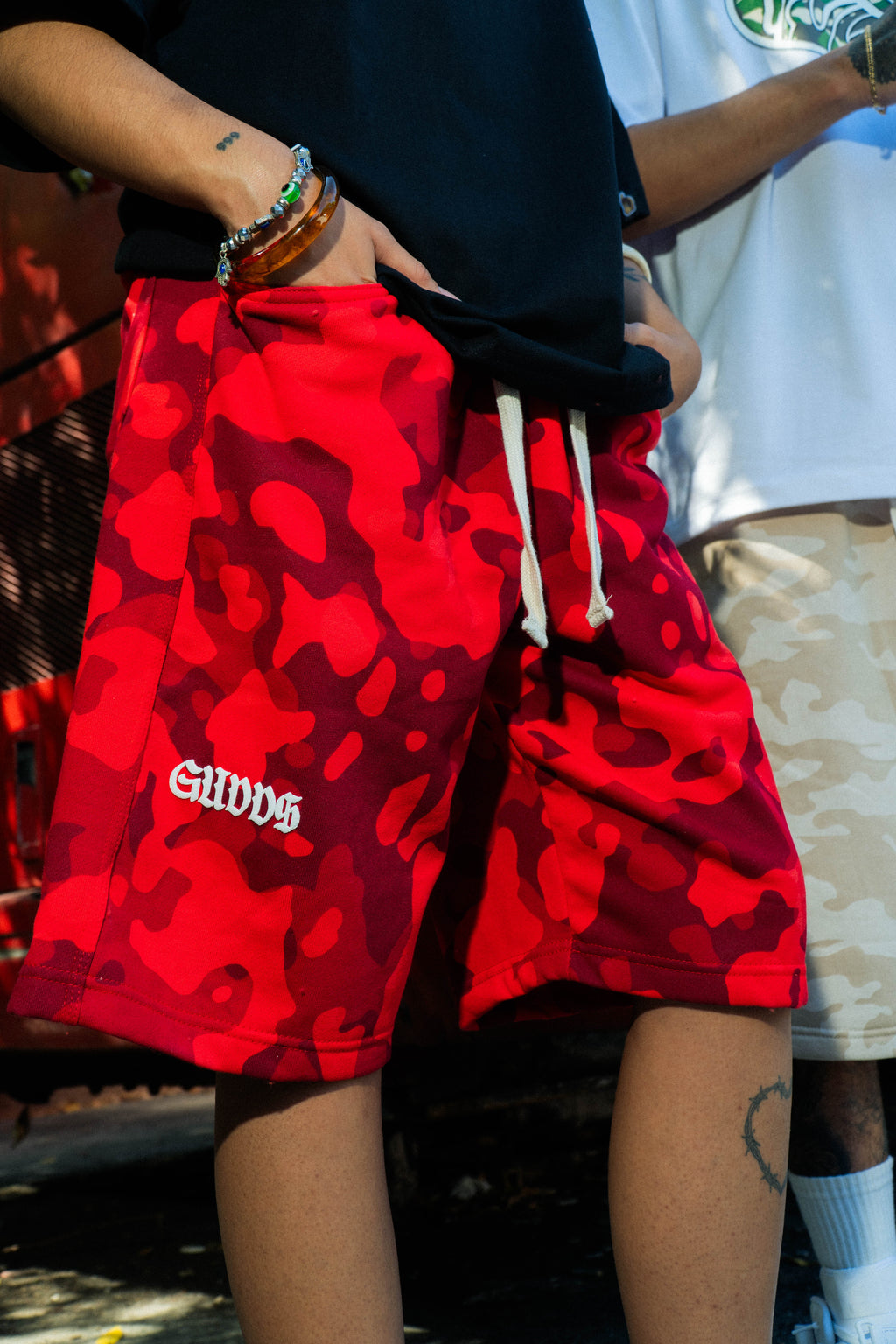GUDDS - "CARPENTER SWEATJORTS" CAMO (LIMITED PIECES ONLY)