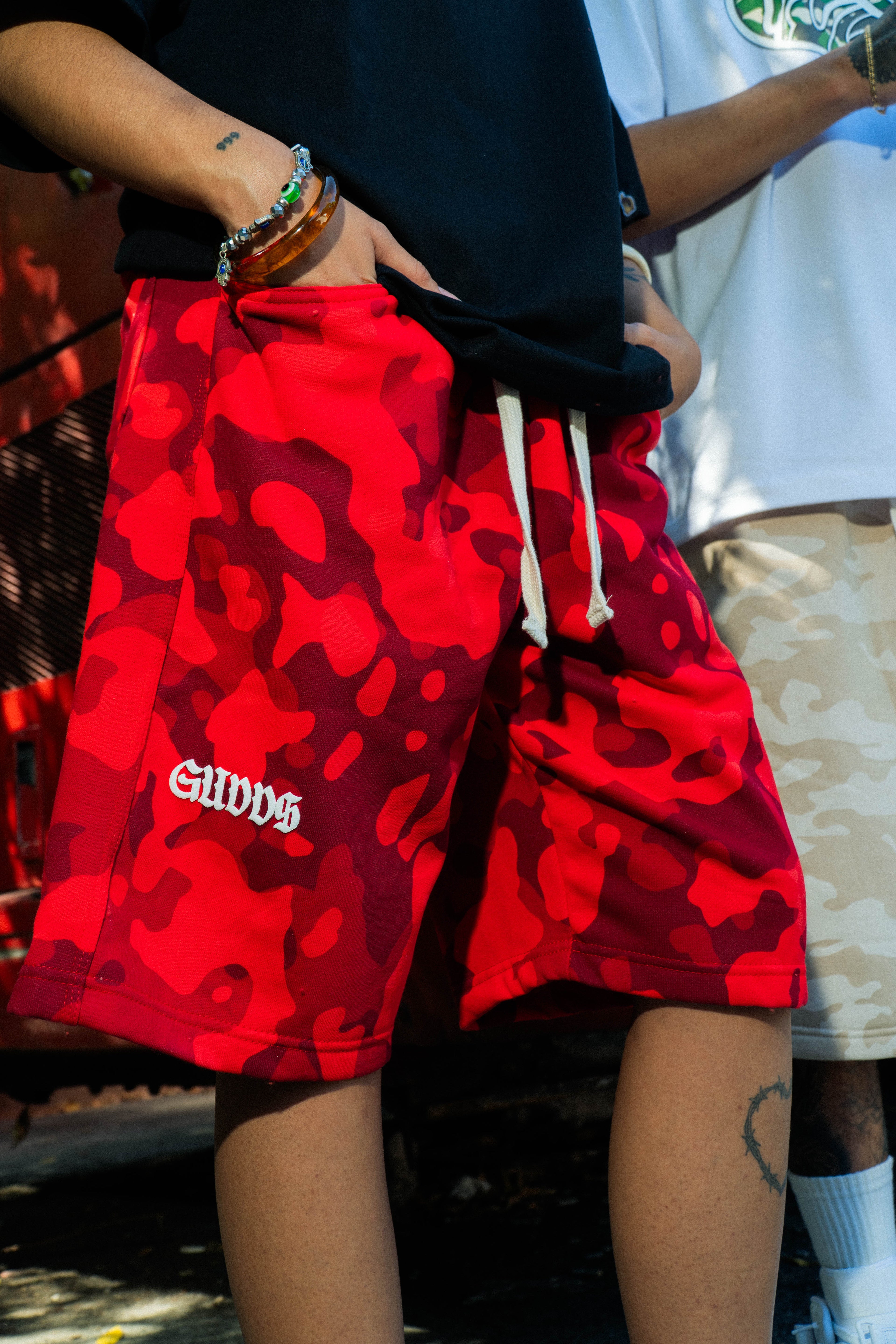 GUDDS - "CARPENTER SWEATJORTS" CAMO (LIMITED PIECES ONLY)