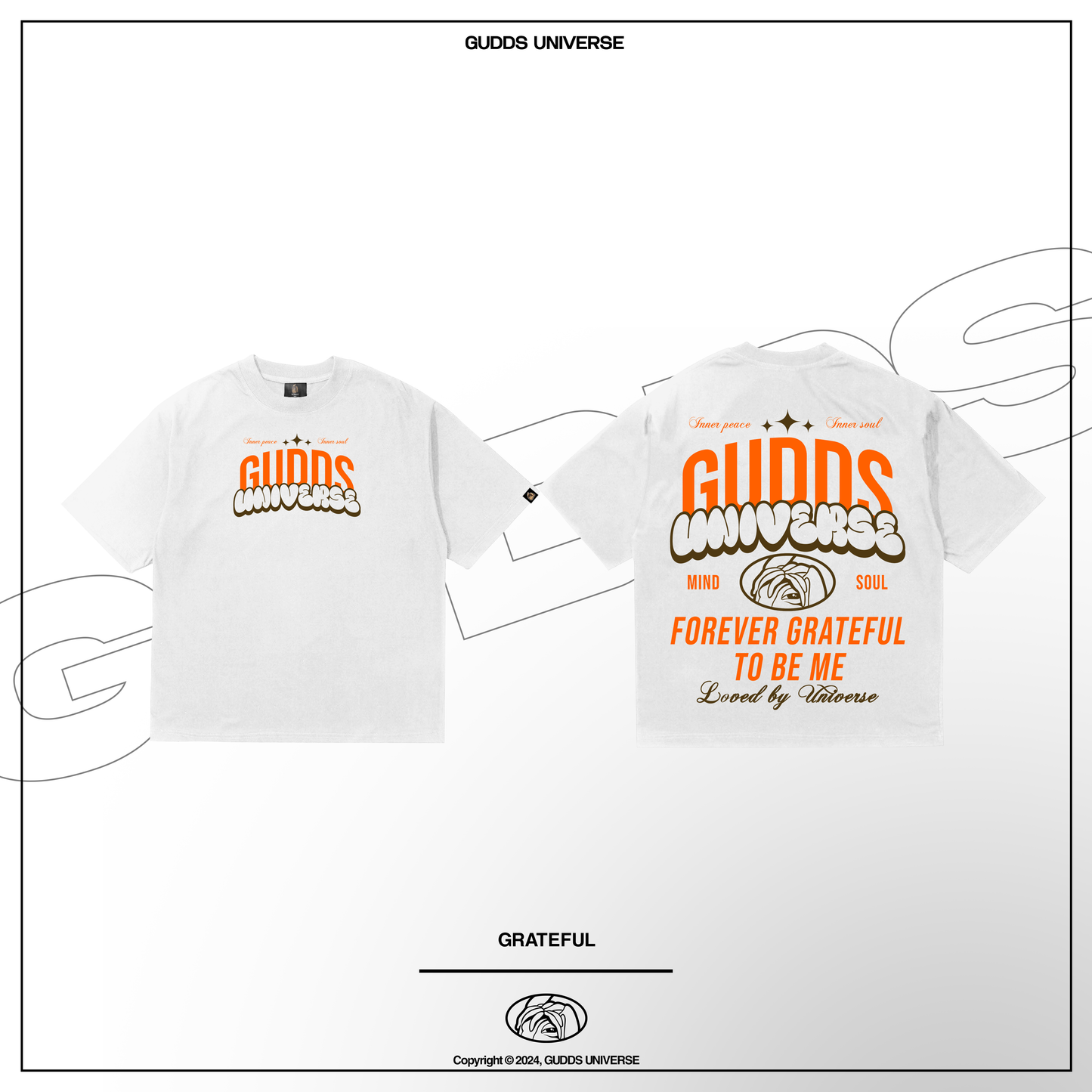 GUDDS UNIVERSE - “GRATEFUL” GRAPHIC TEE