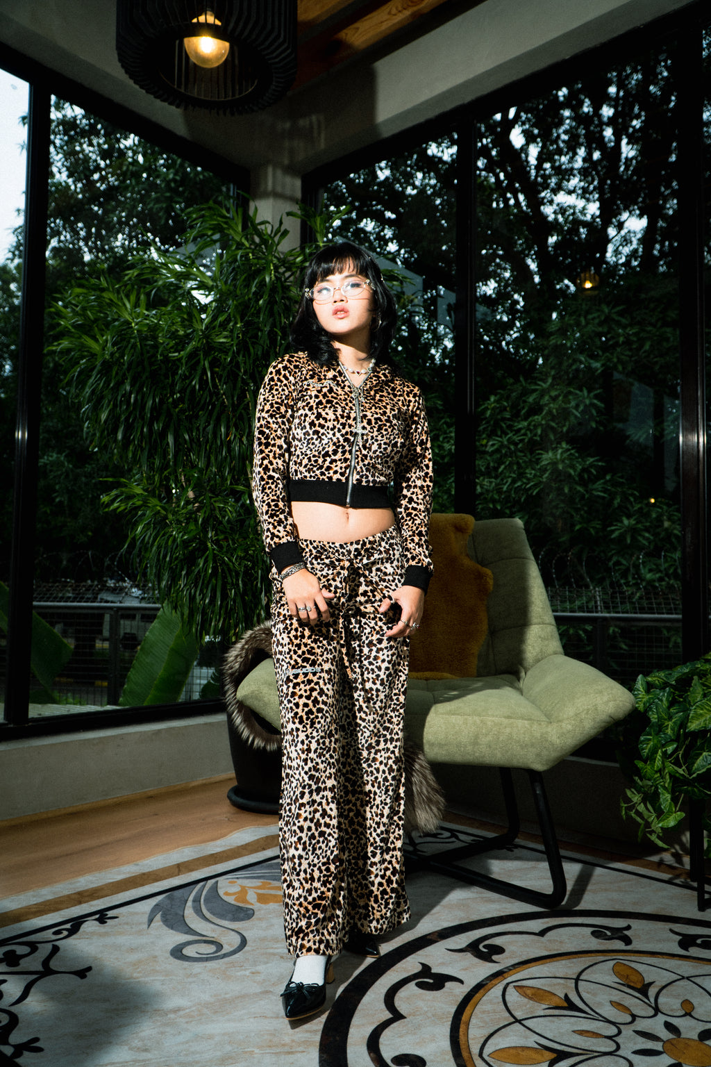 SheGUDDS - “COZY” LEOPARD COUTURE HODDIE