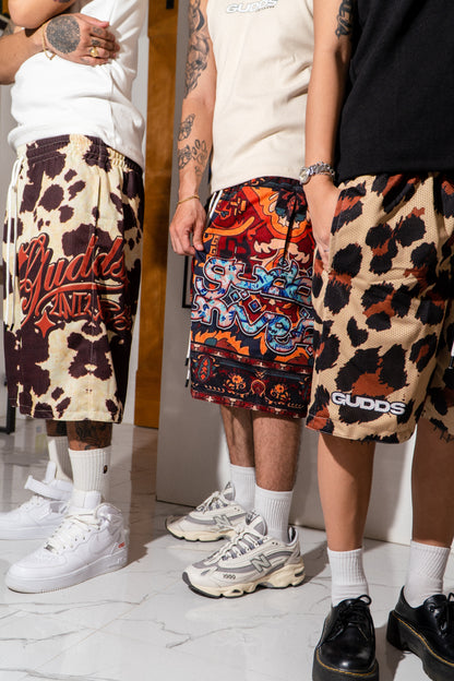 GUDDS UNIVERSE - “MESHY BOTTOMS” MESH SHORTS