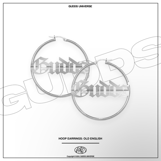 GUDDS - “HOOP” EARRINGS (LIMITED PIECES)