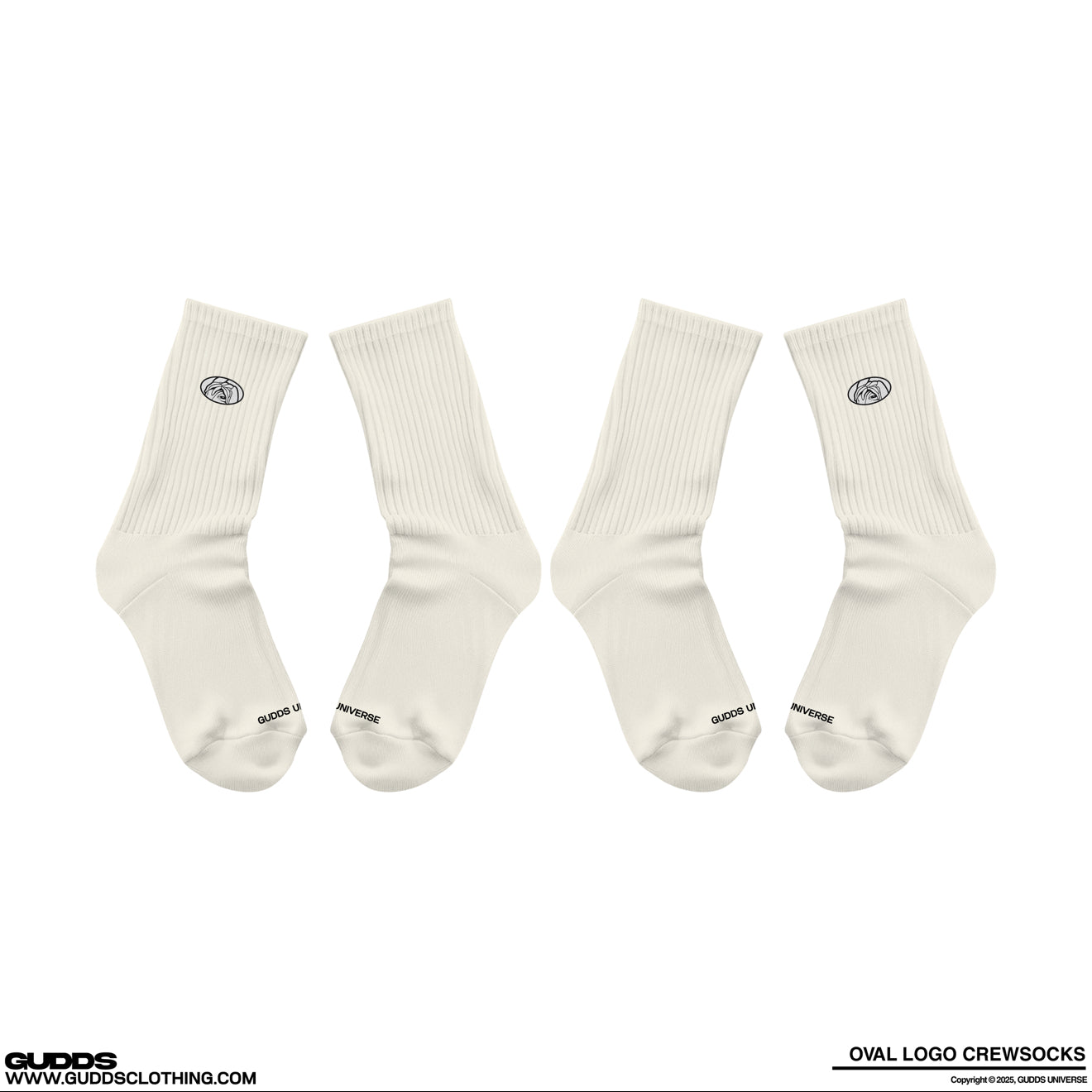 EMBROIDERED “OVAL LOGO” SOCKS