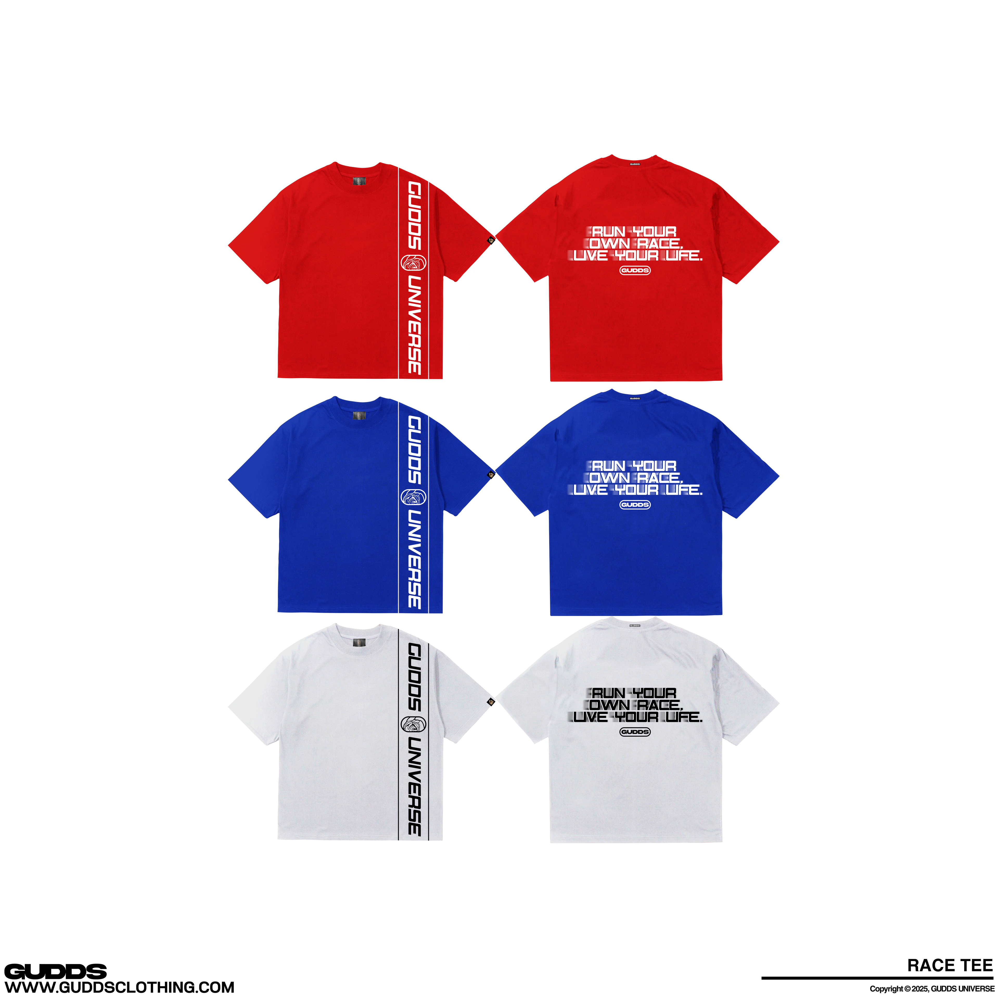 “RACE TEE” GRAPHIC TEES
