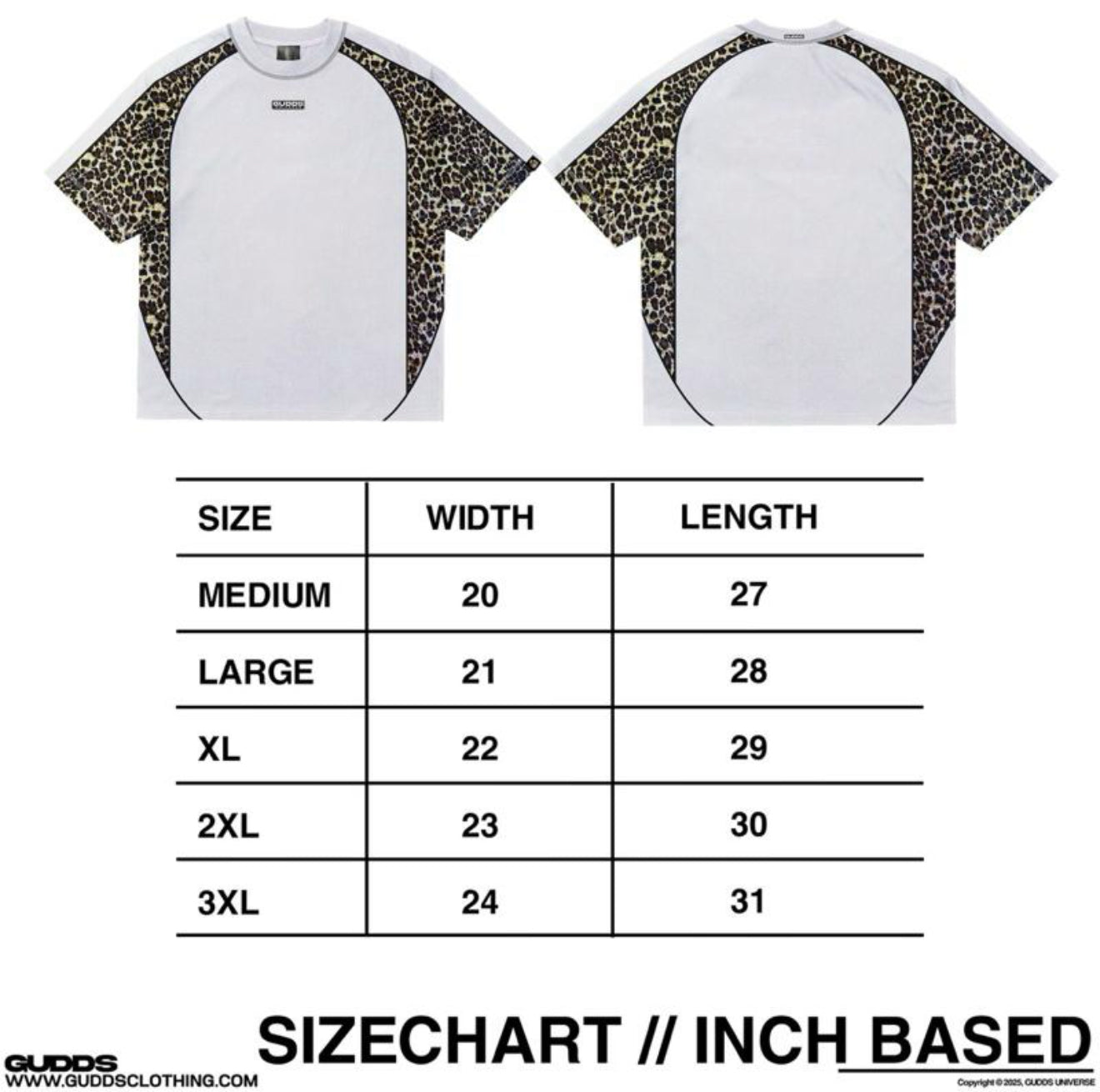 “LEOPARD 2 TONE” BULLET TEE