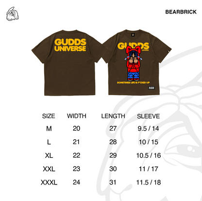 GUDDS UNIVERSE - “SLIFU” GRAPHIC TEE (BROWN)