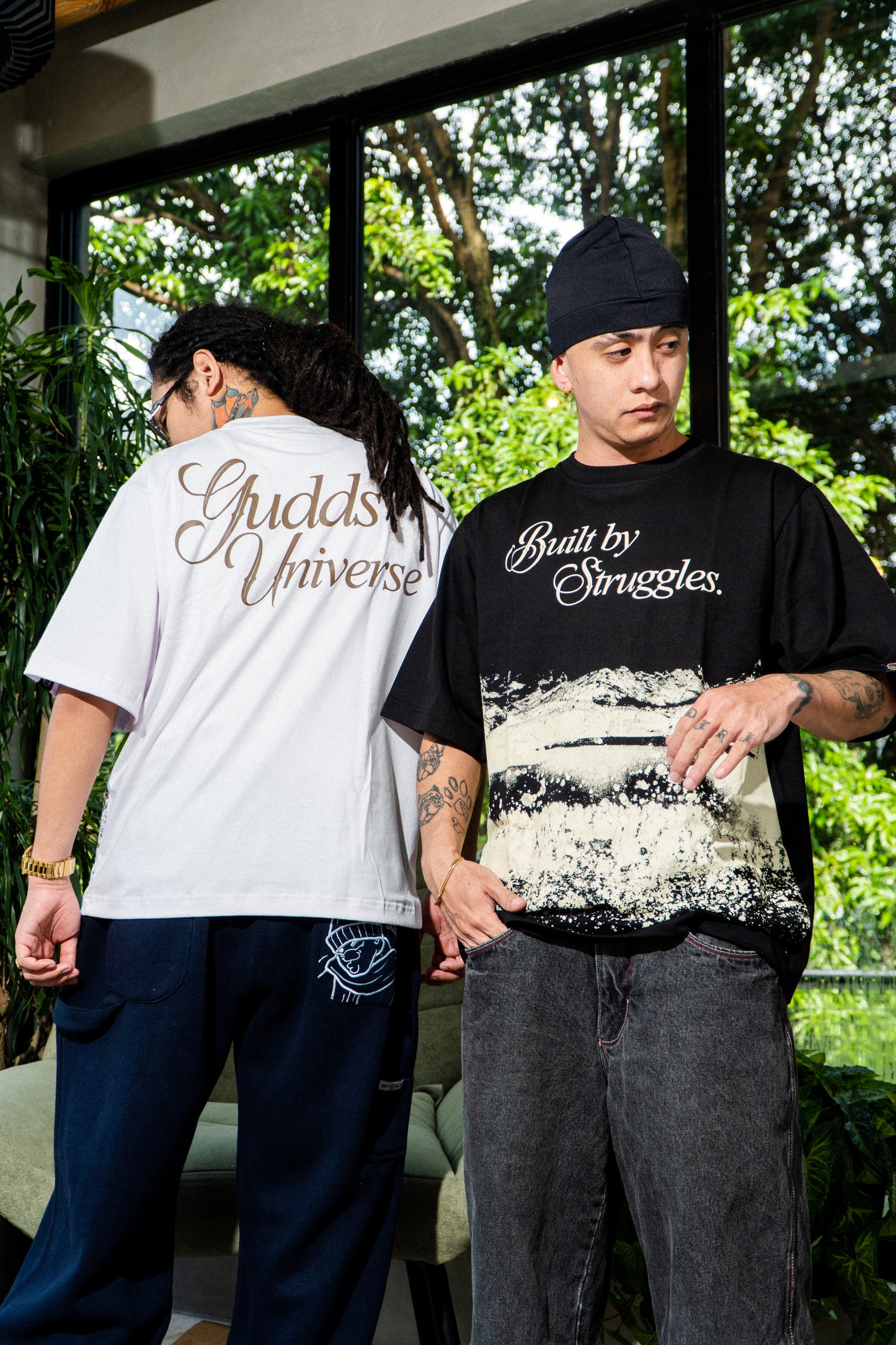 GUDDS UNIVERSE - “BUILT BY STRUGGLES” GRAPHIC TEE