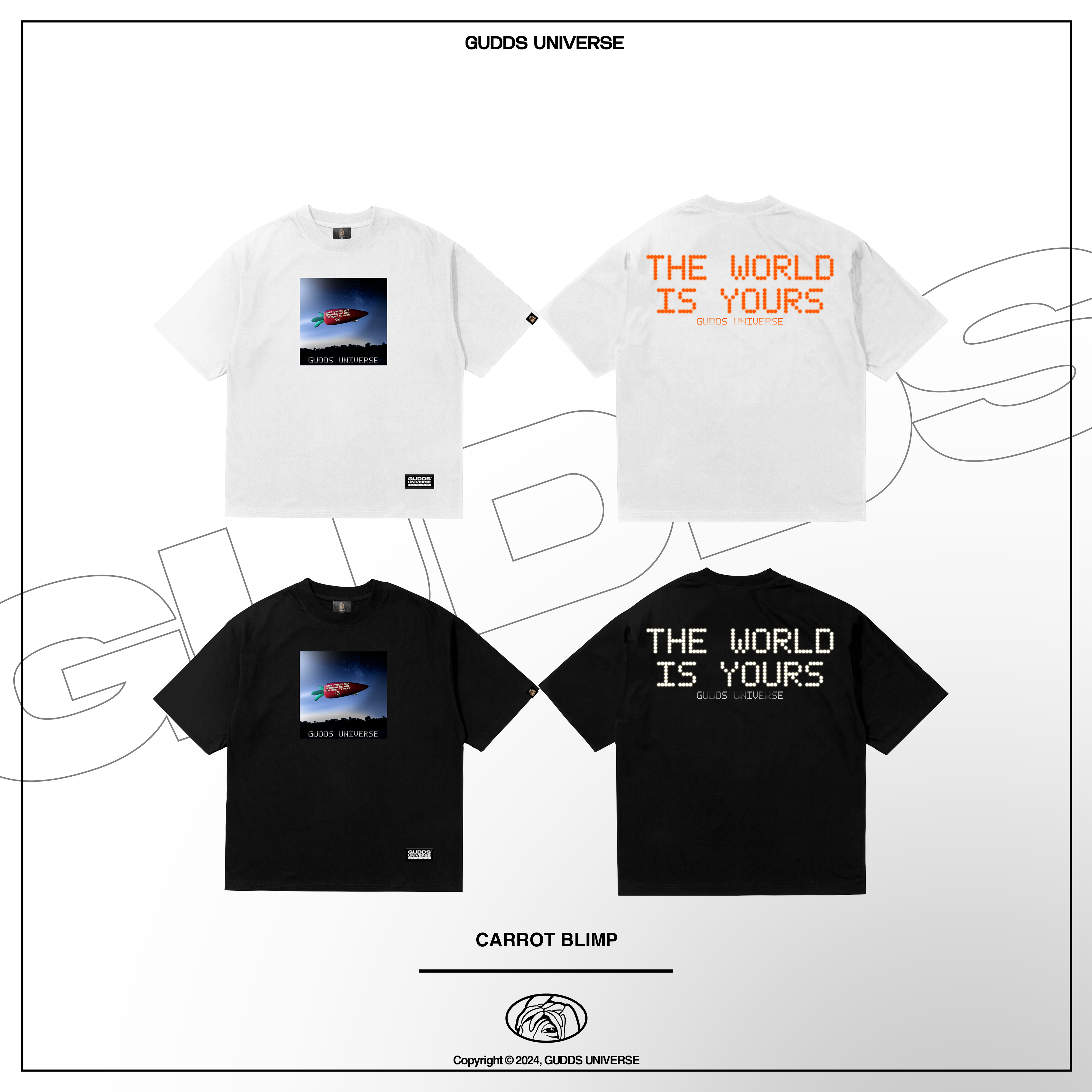 “CARROT BLIMP” GRAPHIC TEE