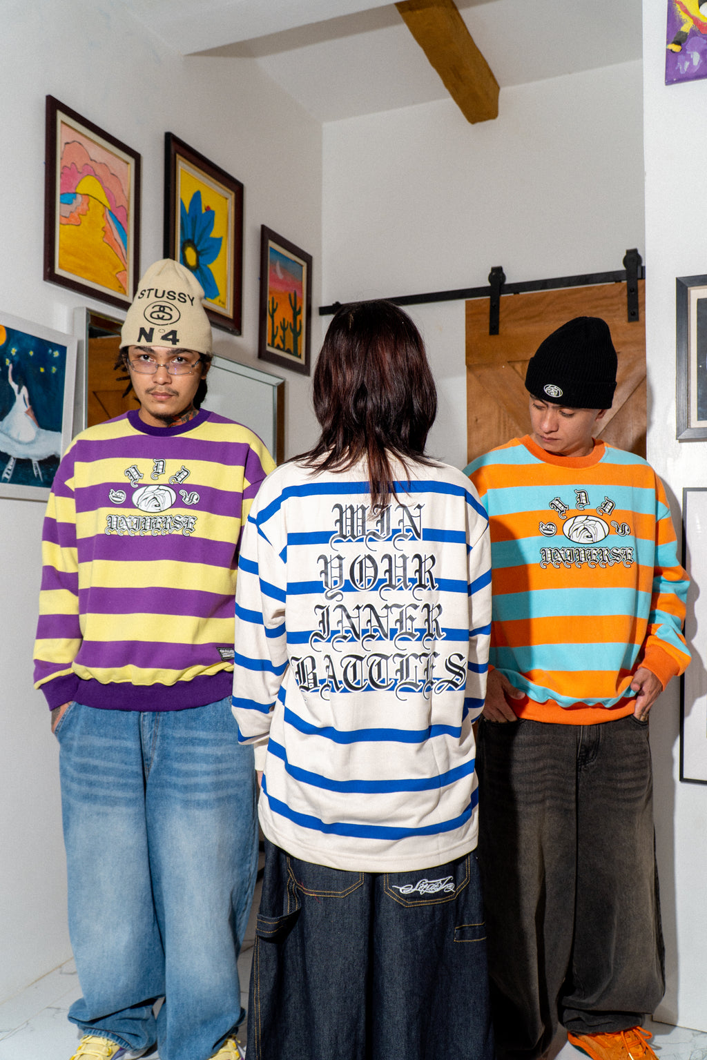 “PULLOVER STRIPES” SWEATER