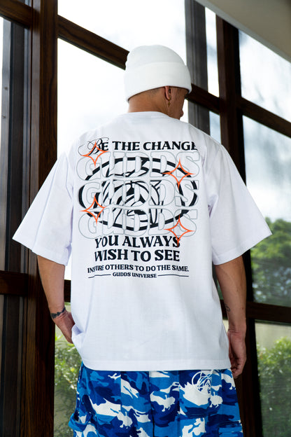 GUDDS UNIVERSE - “BE THE CHANGE” GRAPHIC TEE