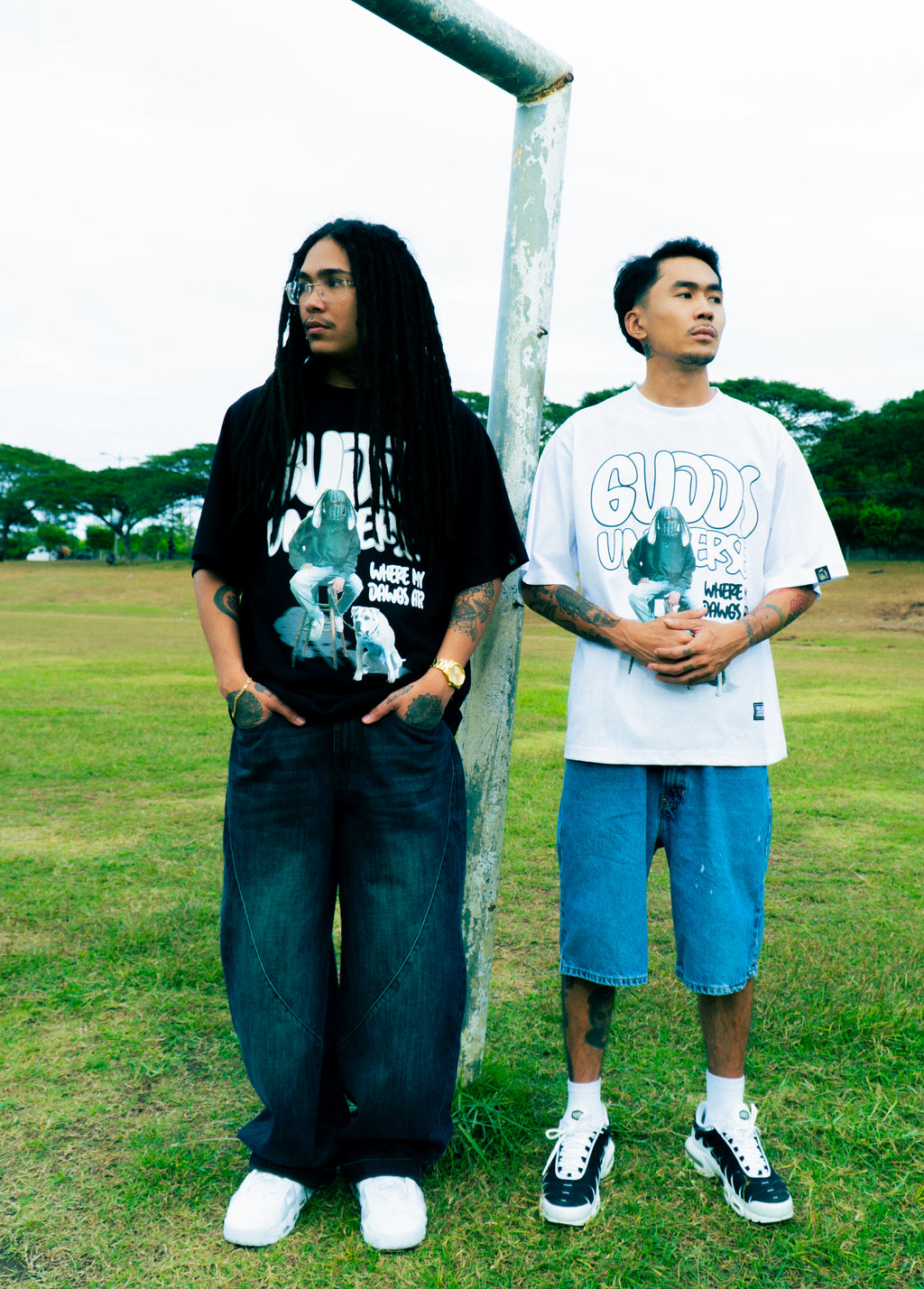 GUDDS "WHERE MY DAWGS AT?" - BOXY FIT TEE