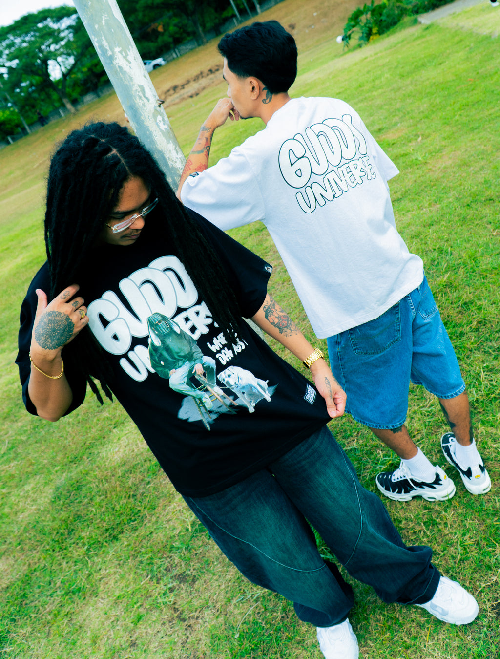 GUDDS "WHERE MY DAWGS AT?" - BOXY FIT TEE