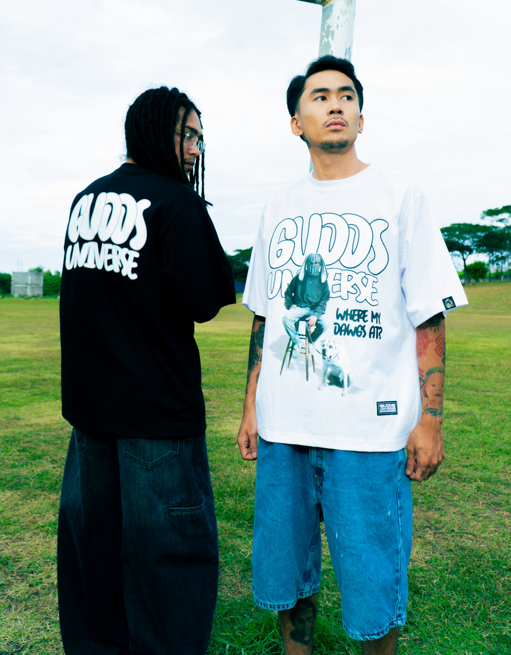 GUDDS "WHERE MY DAWGS AT?" - BOXY FIT TEE