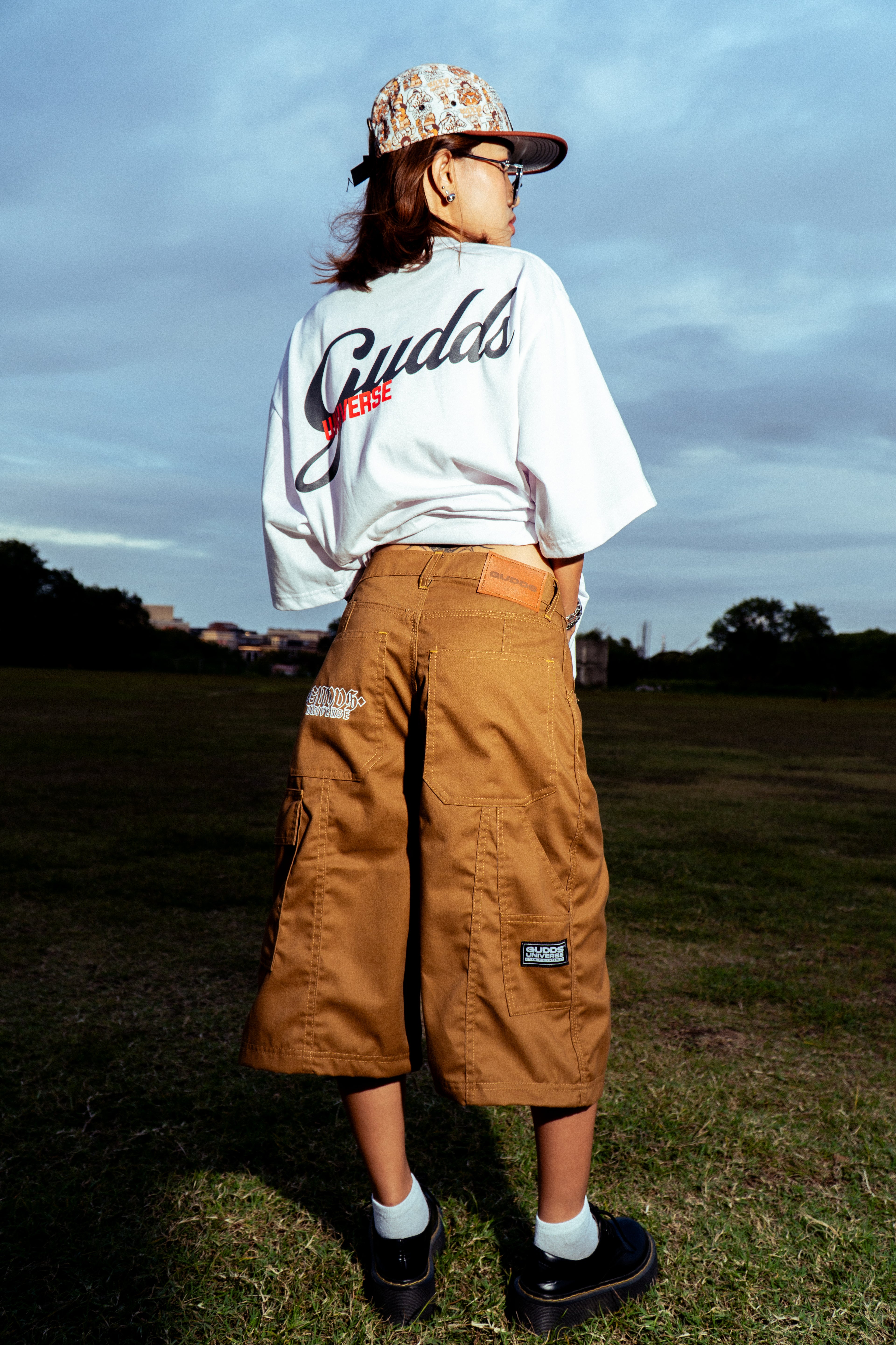 GUDDS UNIVERSE "GUDDS AND FRESH" BOXY FIT TEE