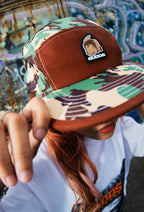 “CAMOU" 5 PANEL CAP