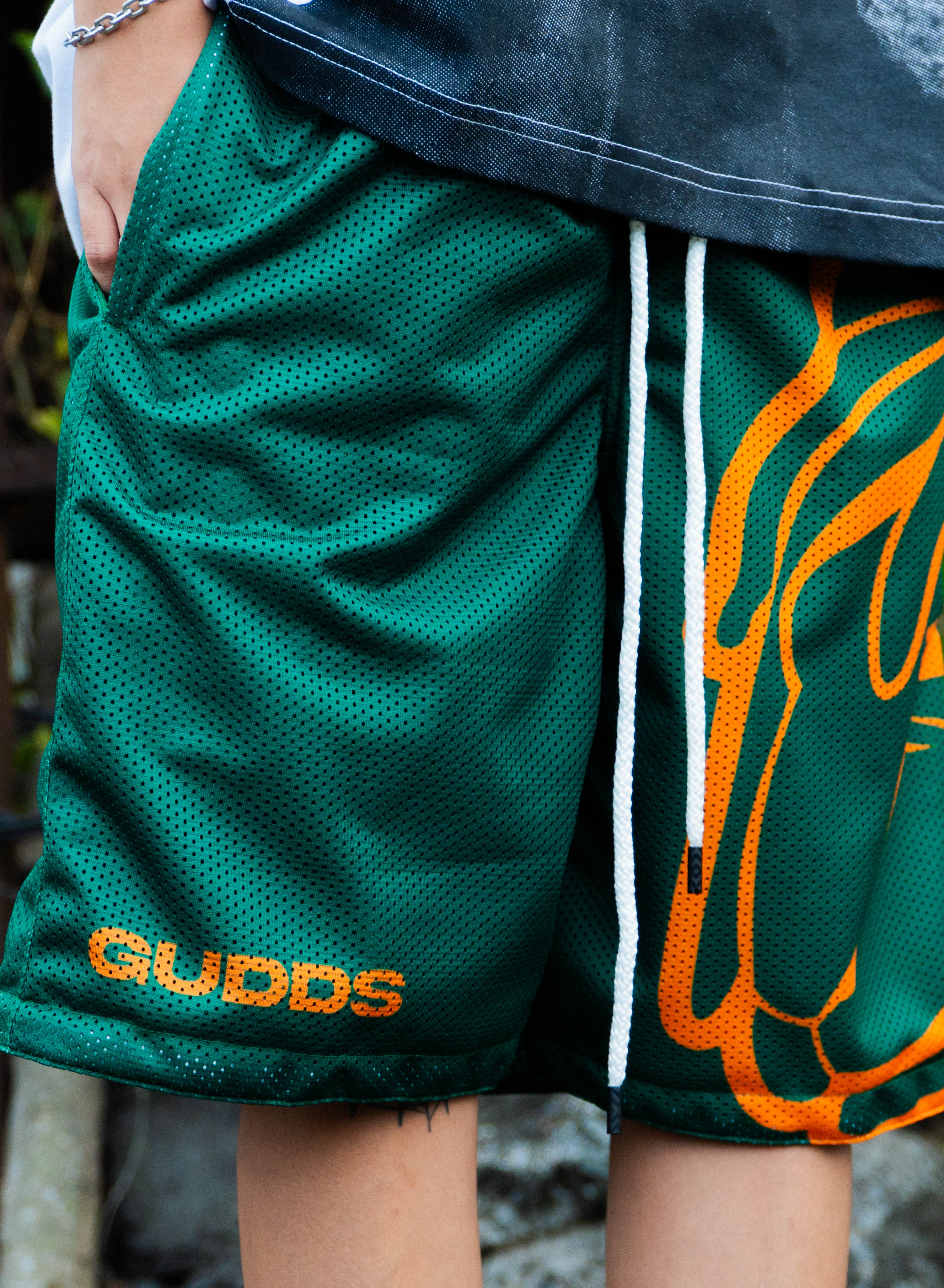 GUDDS "BIG HEAD" OG LOGO MESH SHORT